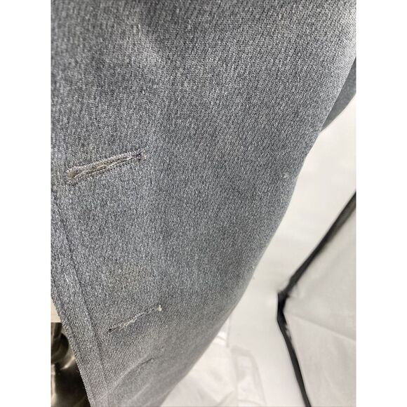 VTG London Fog Over Top Coat Sherpa Lined‎ Wool Gray Mens 40 Short - Picture 12 of 12